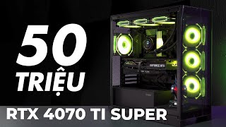 SIÊU PHẨM PC GAMING RTX 4070 Ti Super 50 TRIỆU cực khủng cân mọi tác vụ với 16Gb Vram !!!