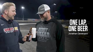 Jonathan Davenport Says What's On His Mind At Knoxville Raceway | One Lap, One Beer