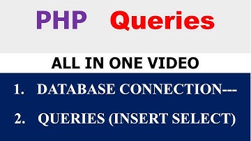 Php CRUD operation insert select and Connection with database