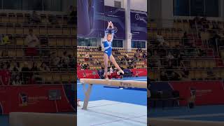 Ekaterina Andreeva balance beam qualifications China vs Russia 2023