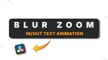 Blur Zoom Text Animation | [Free Preset] Included