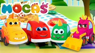 Sing with Mocas! The Apples and Bananas song for kids &amp; more songs for kids. Nursery rhymes.