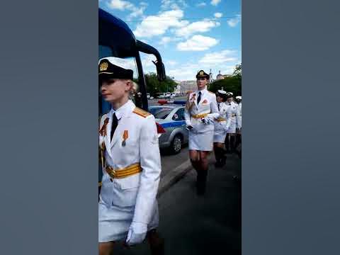 Женский батальон. Женщины в армии России! Парад Победы 2016 - YouTube