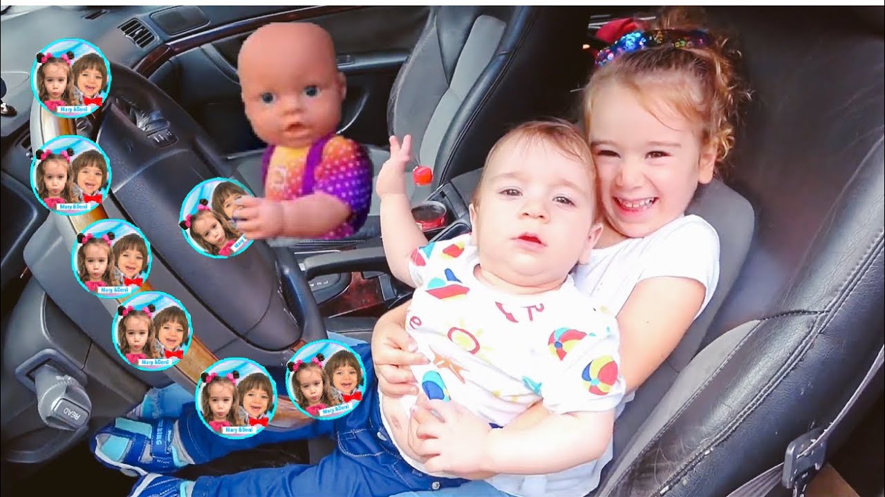 Детская песня мы в машине с Мари и Дэни | We are in the Car-Nursery Rhymes & Kids Songs