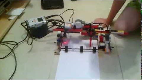 LEGO Mindstorms plotter Nadav