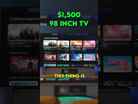 Walmart’s $1,500 98 inch Tv #technology #walmart #tv #cheaptech