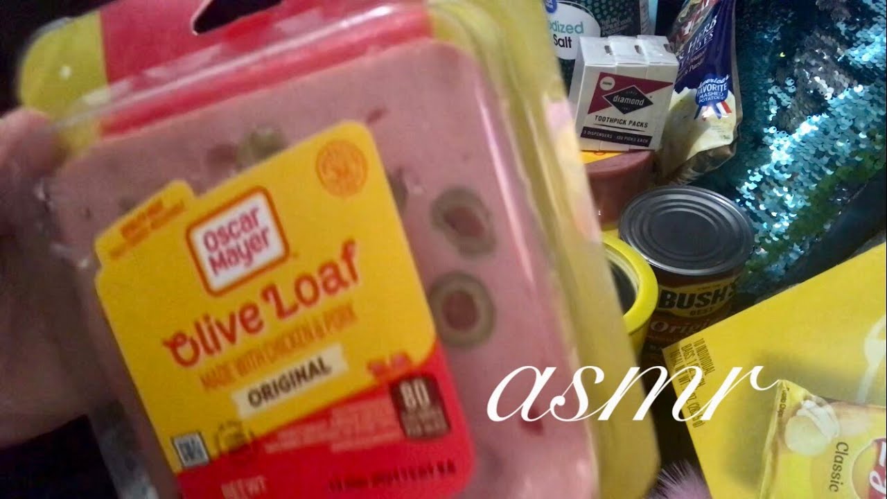 Quiet 🎧 Late Night Walmart Grocery Haul, evening relaxation ASMR
