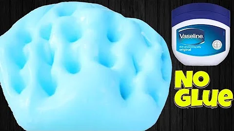 NO GLUE WATER SLIME💦 How to make Slime with Vaseline Petroleum Jelly and Flour without glue or borax