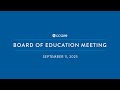 Ccsd59 boe meeting  september 11 2023