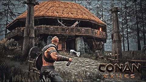 HOW TO BUILD A VIKING HOUSE [TIMELAPSE] - CONAN EXILES