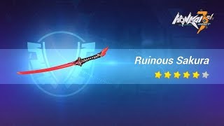Forging Ruinous Sakura - Pri-Arm Demonblade Florid Sakura For Flame Sakitama Honkai Impact 3