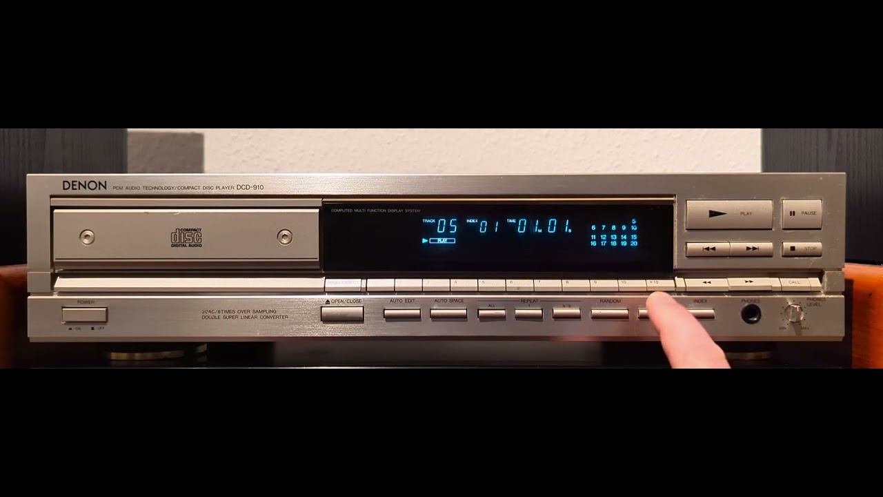 d*7様 黎明期CD DENON 「CD DEMONSTRATION」 TD-9 DENON DCD-910 - YouTube