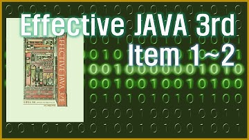 [이펙티브 자바] 아이템 1. 생성자 대신 정적 팩터리 메서드를 고려하라. / 아이템 2. 생성자에 매개변수가 많다면 빌더를 고려하라.