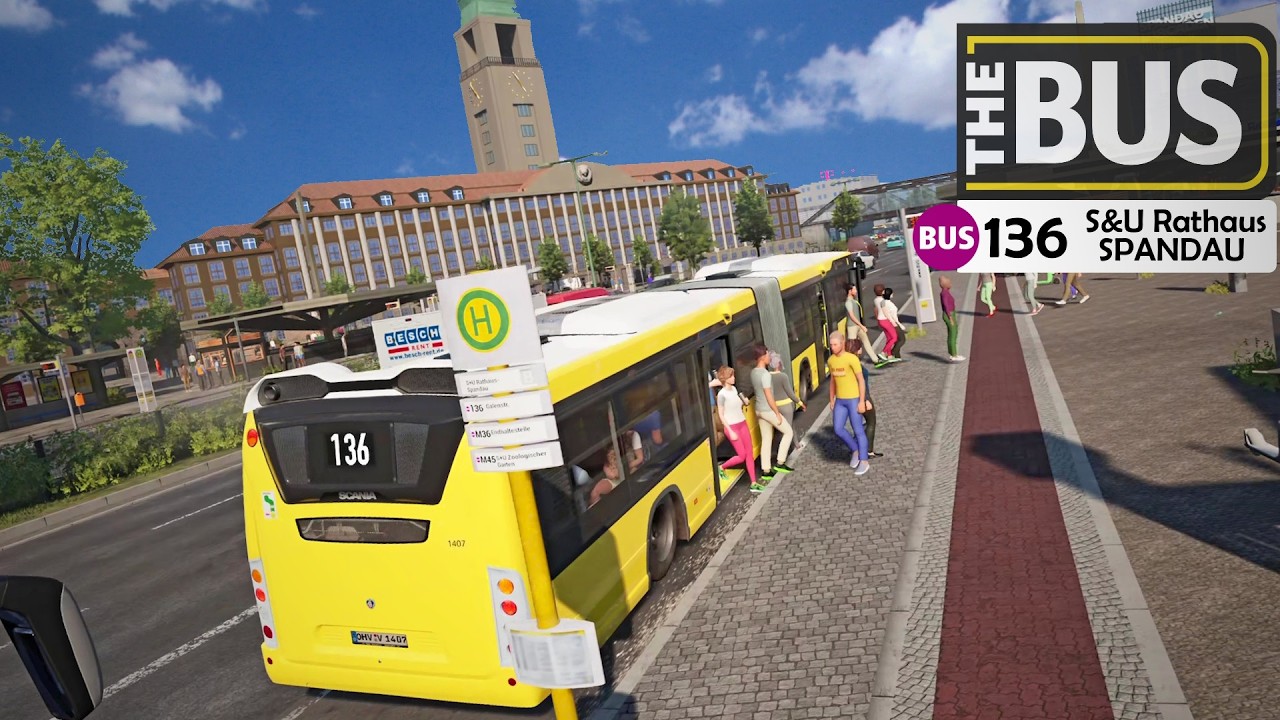 THE BUS Mod-Map Overhavel-Update zum RATHAUS SPANDAU 🚌 The Bus Simulator #31