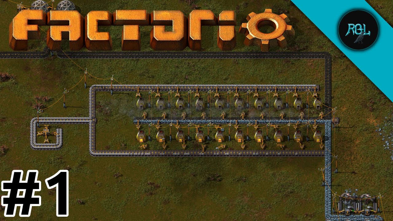 Let's Play Factorio [EP1] - Starting out | Longplay / Gameplay | Full Game