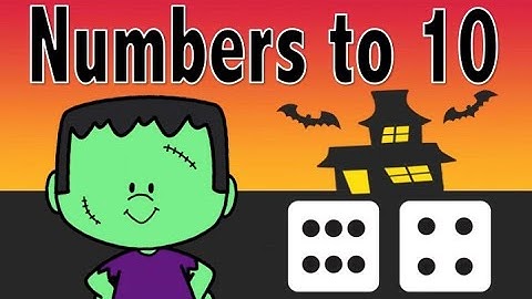Count to 10 With Dice: Halloween Edition: Brain Break Subitizing