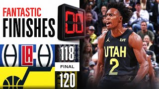 Final 4:36 WILD ENDING Clippers vs Jazz | October 27, 2023