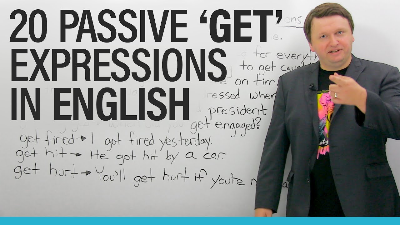 Learn 20 passive "GET" Expressions in English!