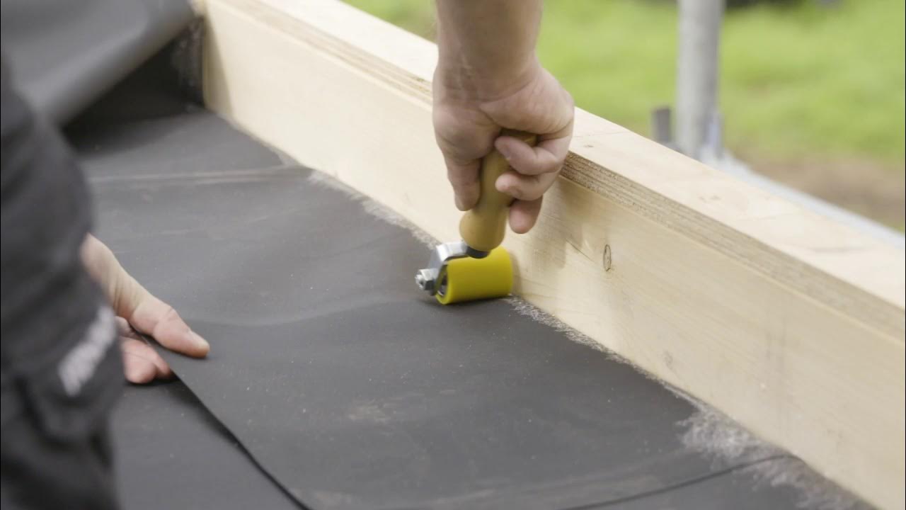 Lijmen randen en opstanden EPDM dakbedekking. Tips en Tricks voor het lijmen van EPDM