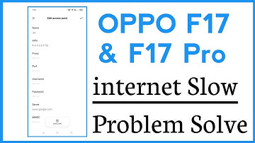 OPPO F17 & F17 Pro Slow internet Problem Solve