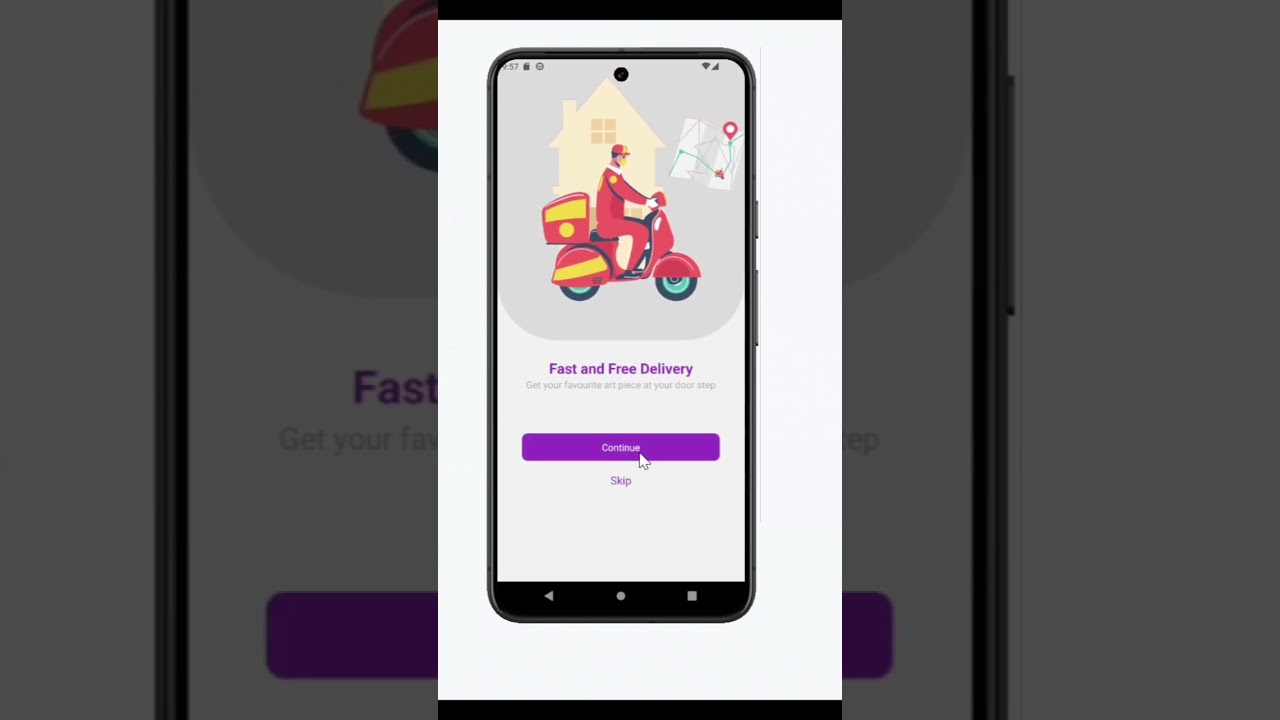 Basic Onboarding screen Ui for beginners  