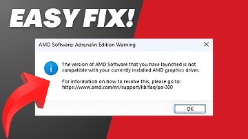 How To Fix AMD Software Incompatible | FAST AND EASY!