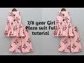 7-8 Year Girl plazo dress||Plazo Suit For 7-8 year Girl,Plazo suit Cutting And Stitching