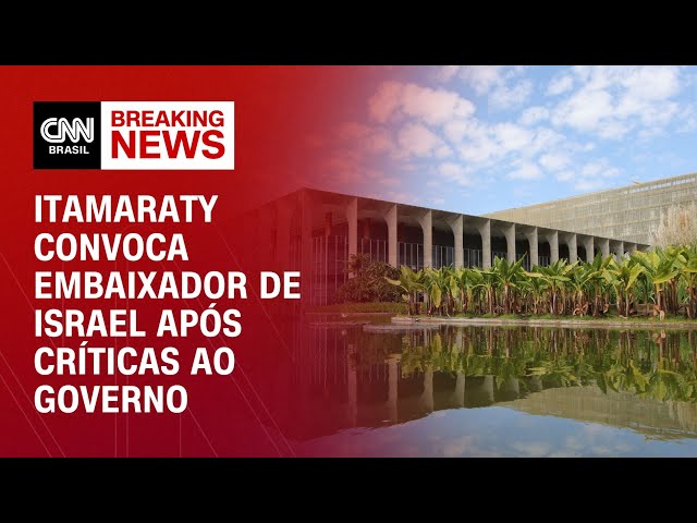 Itamaraty remove embaixador do Brasil em Israel