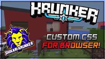 [Krunker.io] How to install custom CSS on Brave browser&Giveaway Winner #verifym0d1