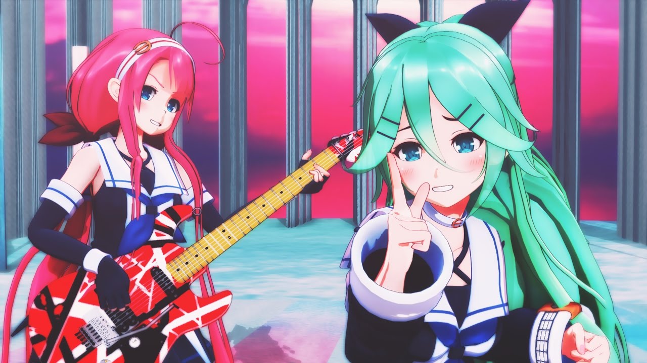 【MMD】 山風＆江風でTell Your World【艦これMMD】 ☆祝！700人記念リメイク！