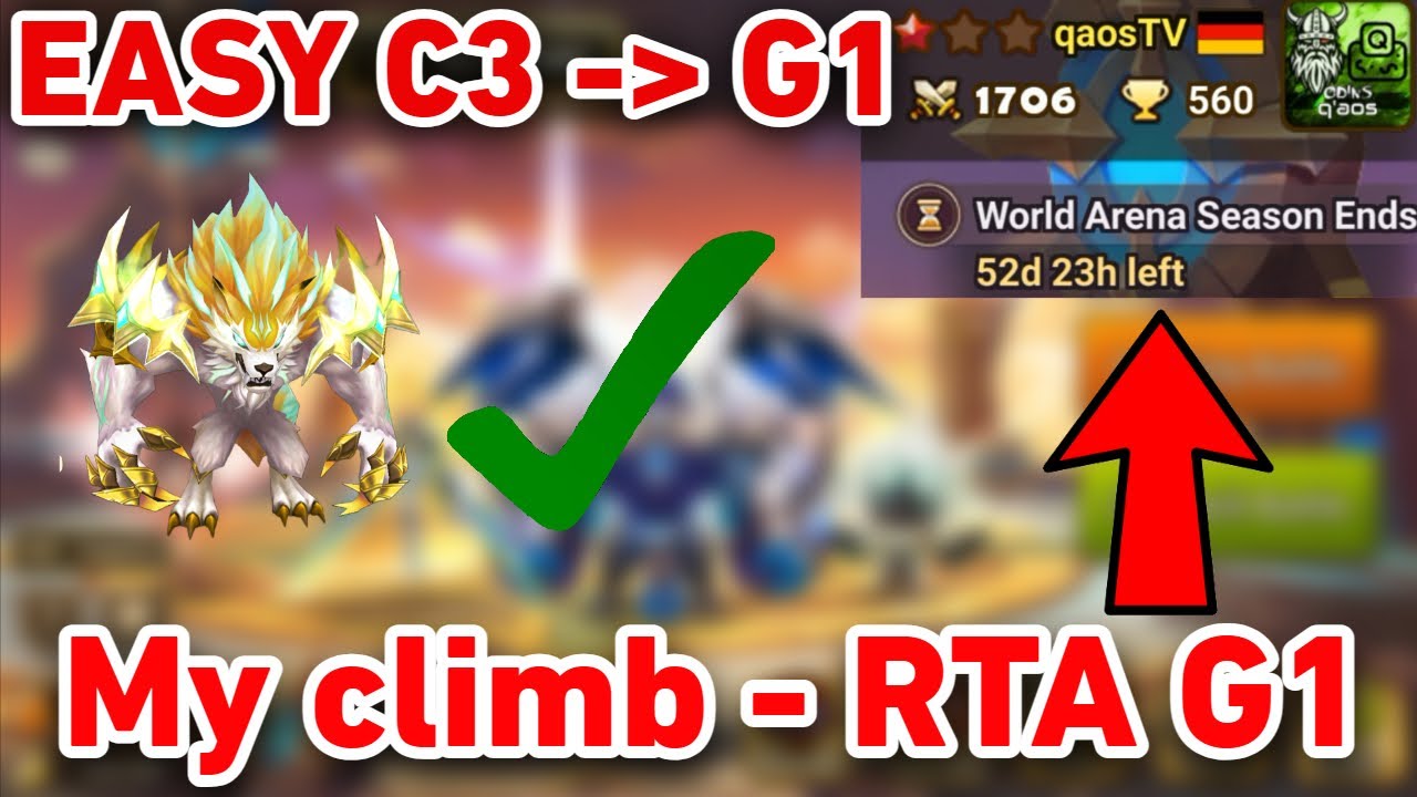 RTA EASY GUARDIAN | My climb to G1 without LD5 | C3 to G1 | 
