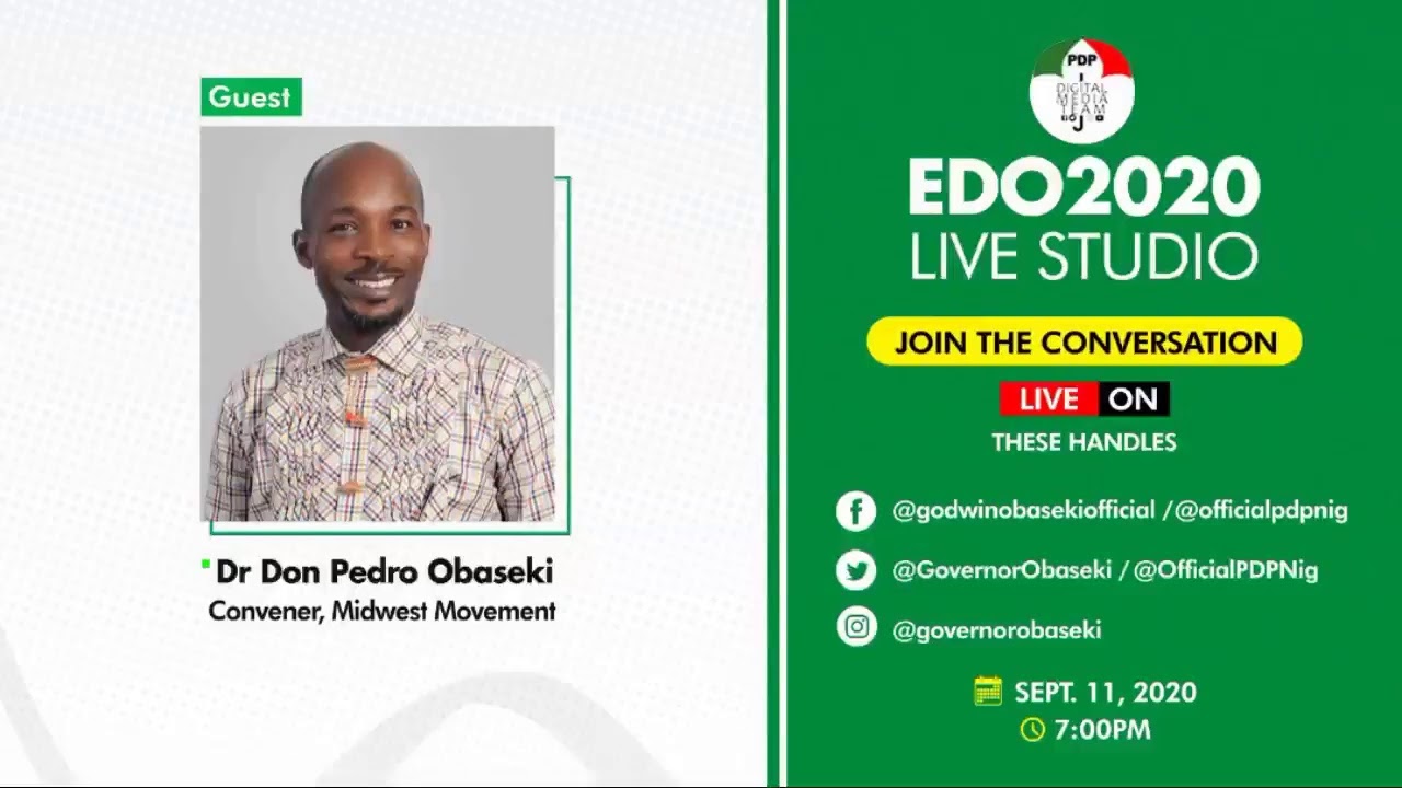 Interview with Dr. Don Pedro Obaseki