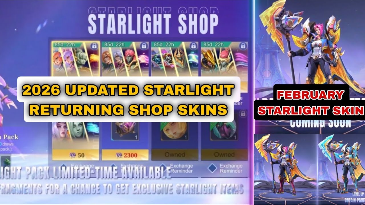 February 2026 Starlight Skin Revealed! 😱 Hilda “Guardian Battalion” | Starlight Returning Shop 2026