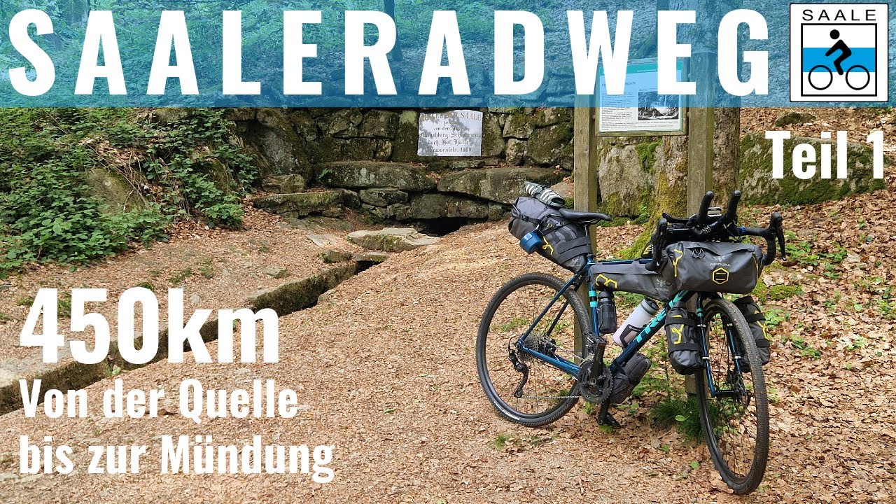 Saaleradweg | 3 Tage Bikepacking | 450km von der Quelle bis zur Mündung | Teil 1
