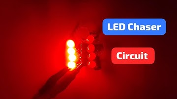 🔥 DIY 74HC164 LED Chaser using 555 Timer | Amazing Raindrop LED Effect!