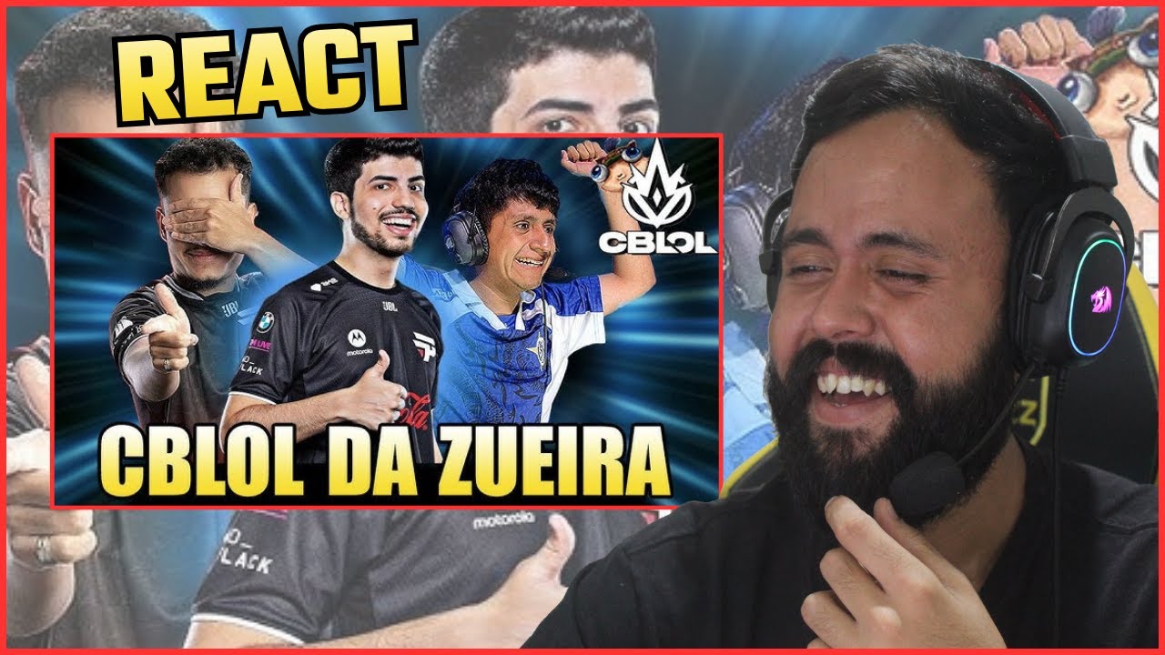 REACT BRONZIOCRE: PAIN vs LEV: A SÉRIE que QUEBROU o LEAGUE OF LEGENDS - CBLOL DA ZUEIRA
