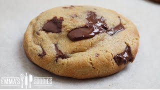 GOOEY Chocolate Chip Cookies | Bakery Style |COOKIE DOUGH CENTER & Crispy Outside!