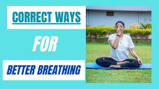 Right Breathing Technique | Pratyahar Yoga School