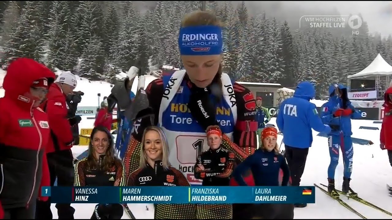 Biathlon -  "Damen 4x6 km Staffel"  - WM Hochfilzen 2017 / Relay Women