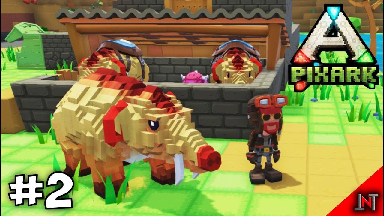 PixARK indonesia #2 | Taming Babi dan Bikin Kandang Babi 