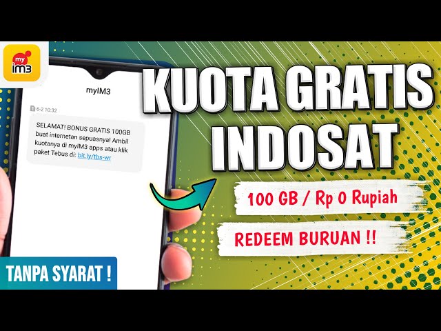 How to Get the Latest Indosat Free Quota - INDOSAT 100 GB FREE QUOTA | Claim Fast! class=