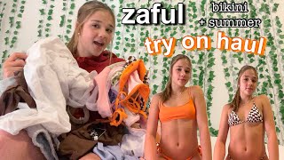 zaful bikini + clothing try on haul