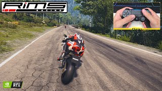 RiMS RACING | Ducati Panigale V4 R 2020 at Passo San Marco | Controller Cam gameplay