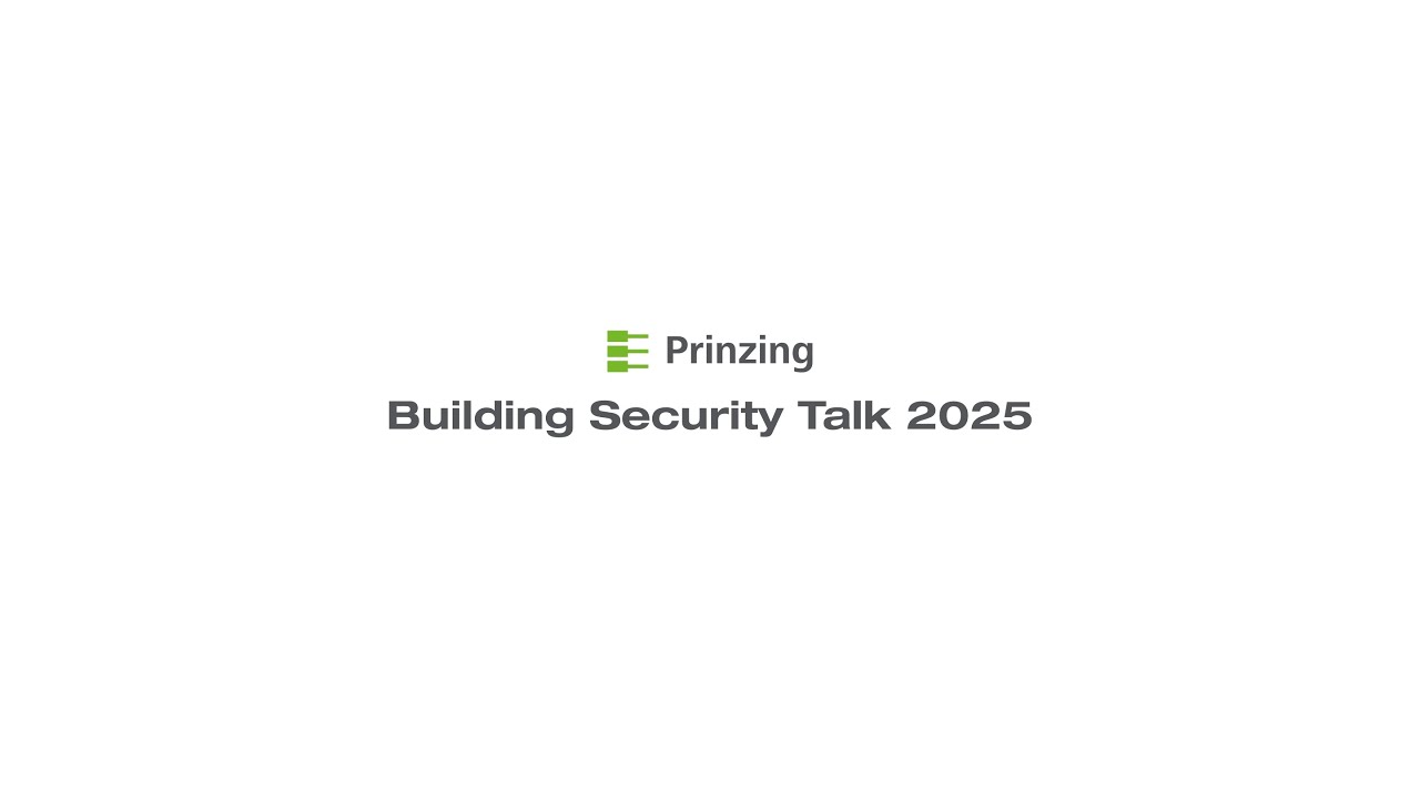 Tomorrow Prinzing Prinzing Building Security Talk 2025 - YouTube