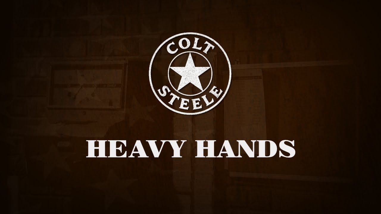HEAVY HANDS - Acoustic Dark Country Folk Blues Music for Men | Colt Steele (LYRIC VIDEO)