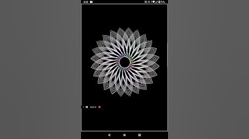 Beautiful meri gold flower draw using pydroid3