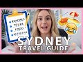 The Ultimate Sydney Bucketlist! // SYDNEY TRAVEL GUIDE