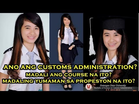 5 Bagay na Kailangan mong Malaman Bago ka Pumasok sa Kursong Customs Administration "Custom Ad"