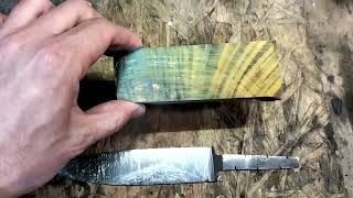 Нож из мехпилы своими руками (DIY saw knife)