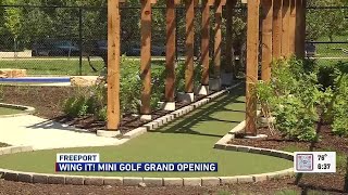 Freeport Park District opens Wing It! Mini Golf course